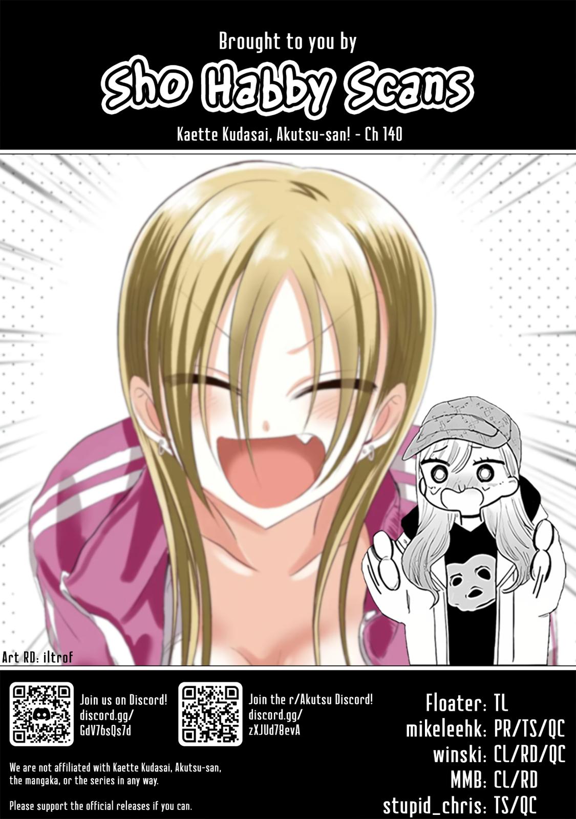 Please Go Home, Miss Akutsu! Chap 140 - Next Chap 141