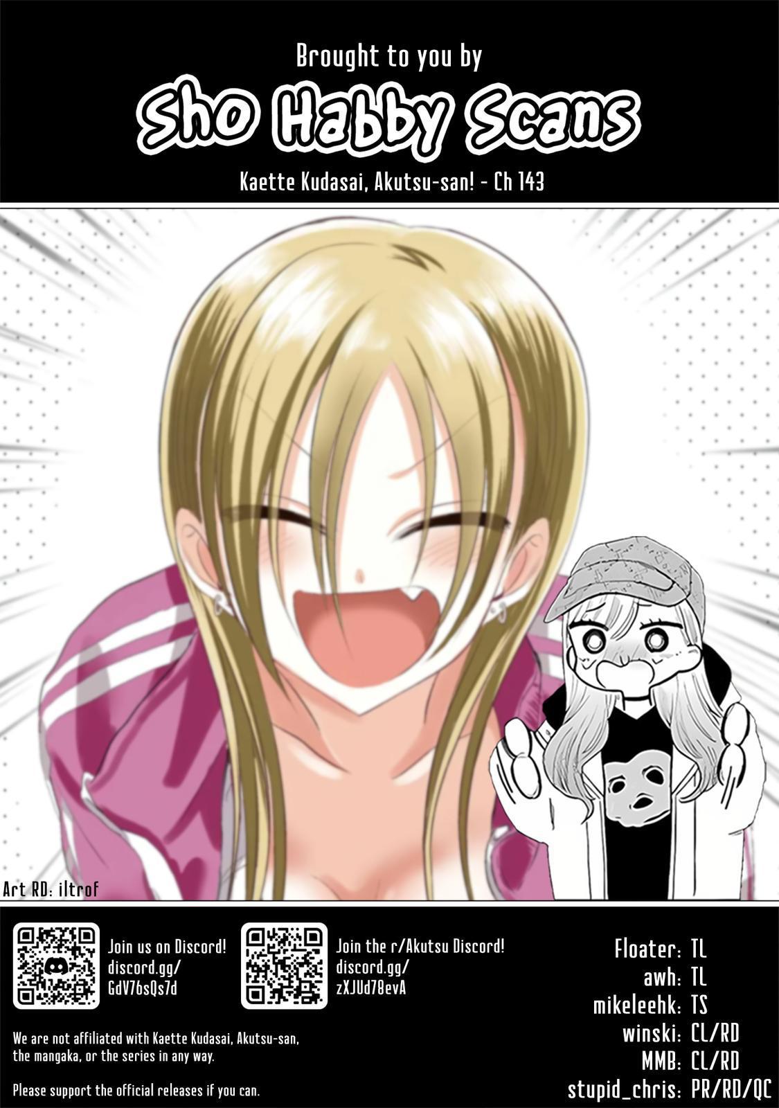 Please Go Home, Miss Akutsu! Chap 143 - Next Chap 144