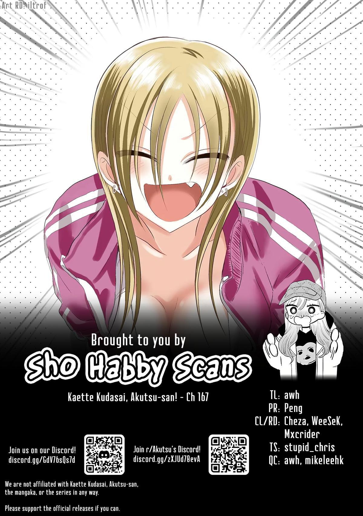 Please Go Home, Miss Akutsu! Chap 167 - Next Chap 168