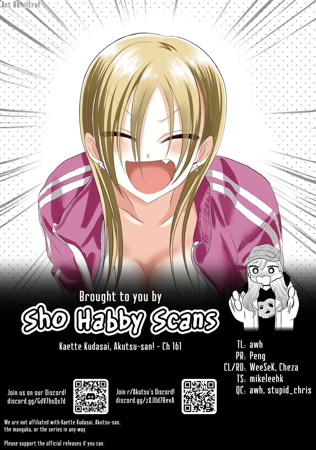 Please Go Home, Miss Akutsu! Chap 161 - Next Chap 162