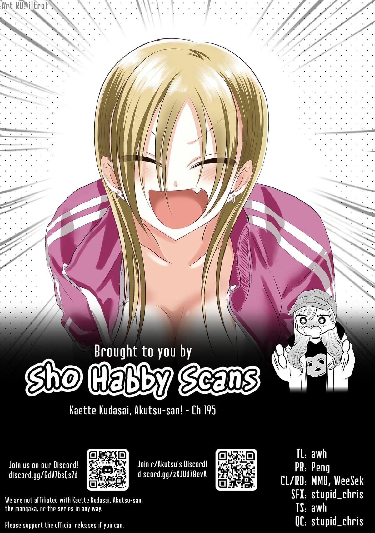 Please Go Home, Miss Akutsu! Chap 195 - Next Chap 196