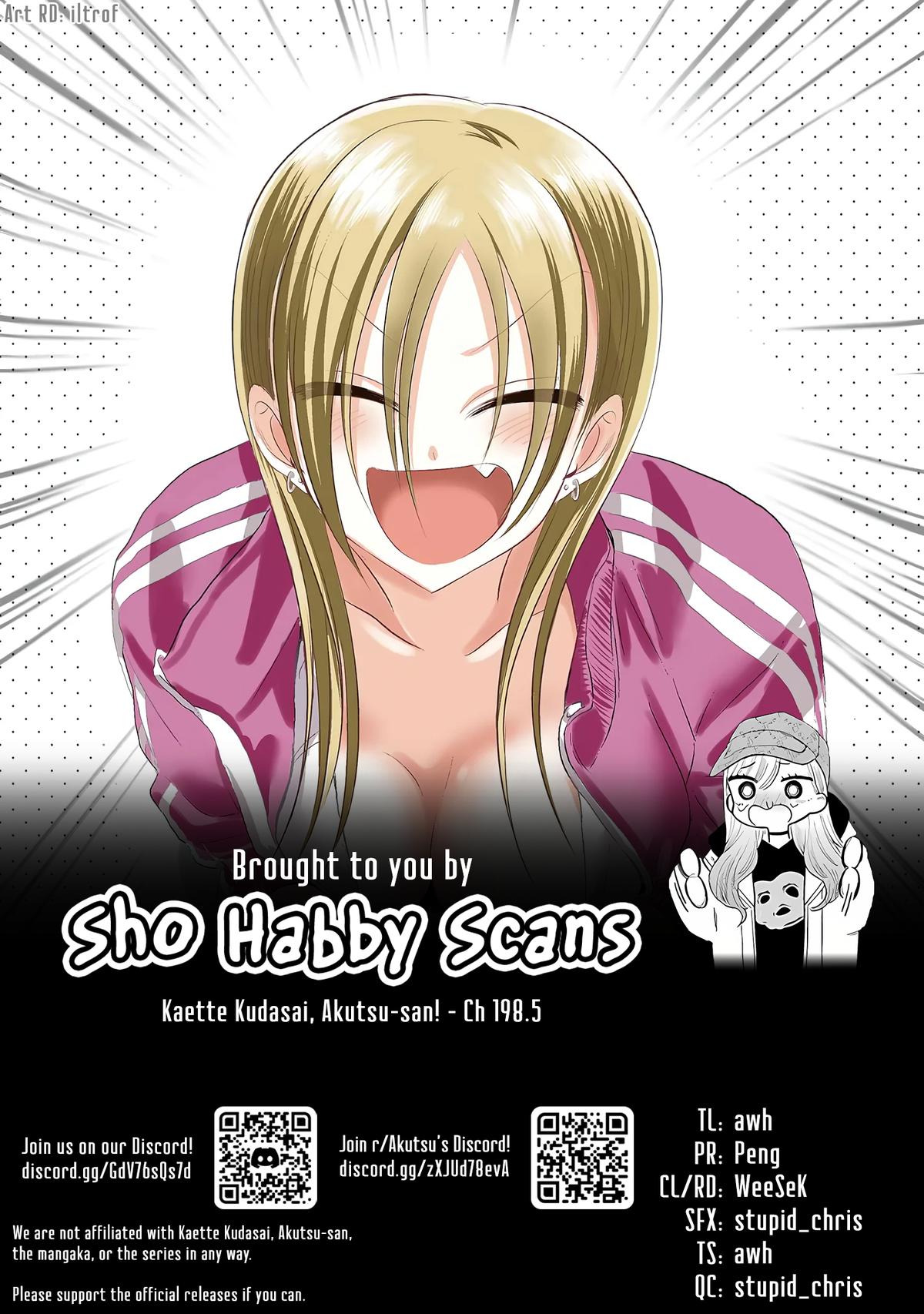 Please Go Home, Miss Akutsu! Chap 198.5 - Next Chap 199.5