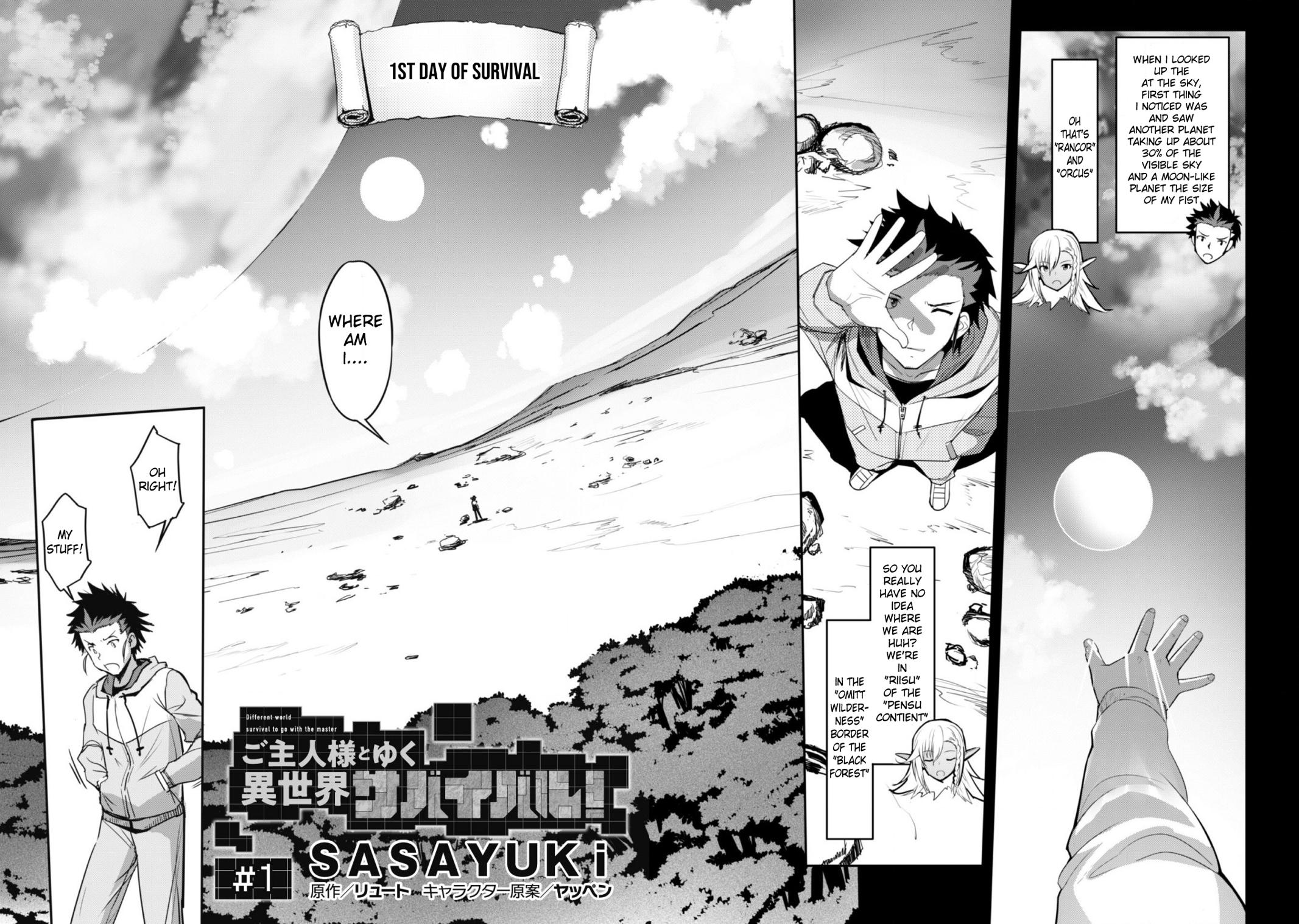 Survival in Another World with My Mistress! Chap 1 - Next Chap 2