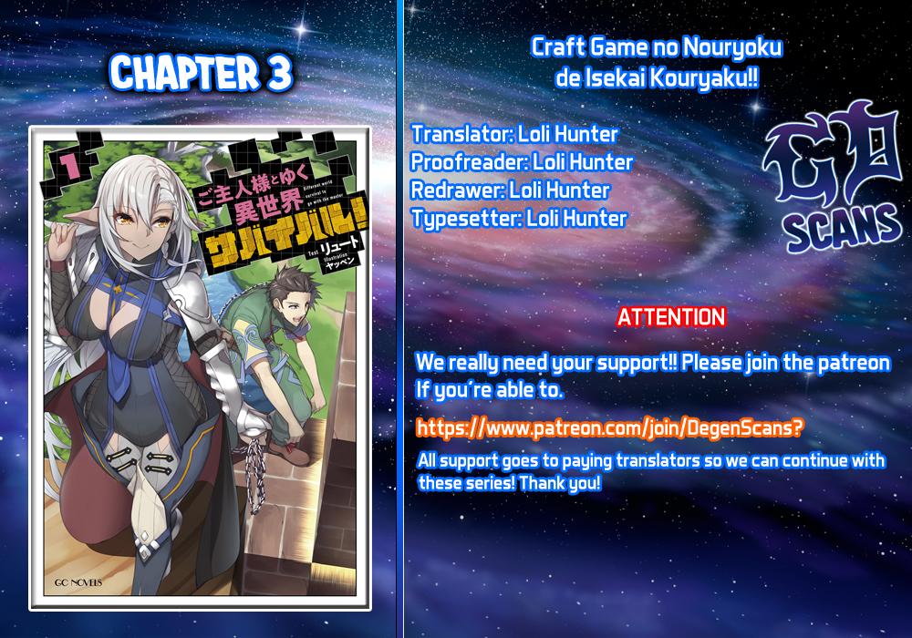 Survival in Another World with My Mistress! Chap 3 - Next Chap 4