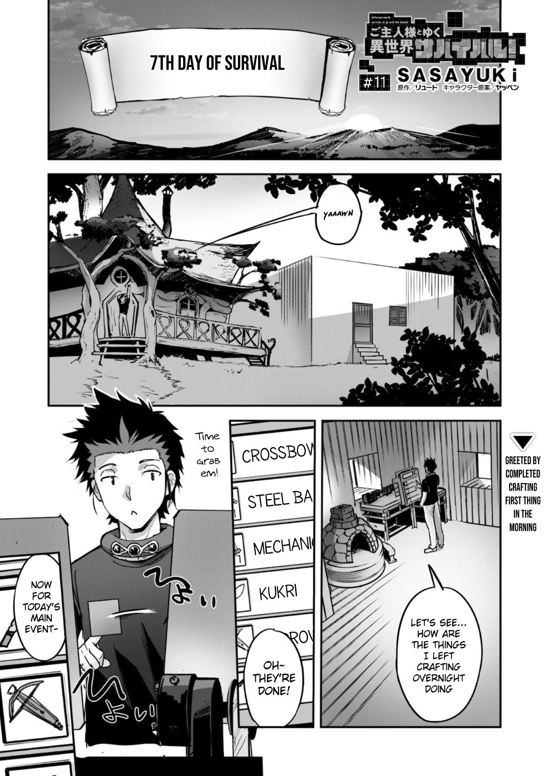 Survival in Another World with My Mistress! Chap 11 - Next Chap 12