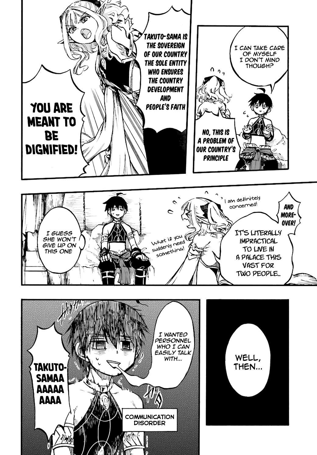 Isekai Mokushiroku Mynoghra: Hametsu no Bunmei de Hajimeru Sekai Seifuku Chap 9.1 - Next Chap 10.1