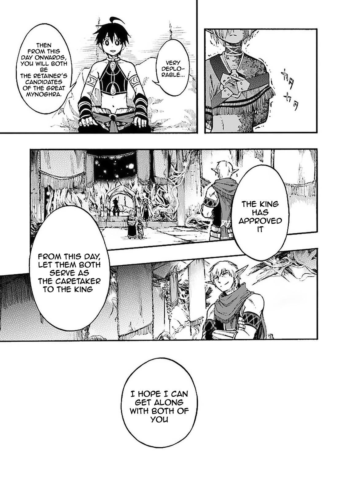 Isekai Mokushiroku Mynoghra: Hametsu no Bunmei de Hajimeru Sekai Seifuku Chap 9.2 - Next Chap 10.2