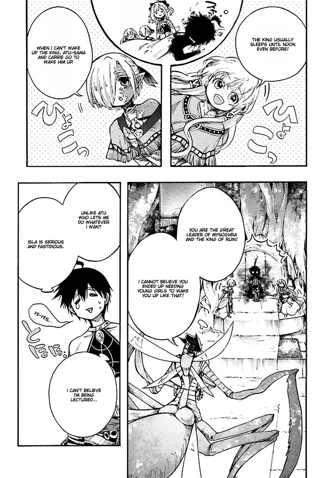 Isekai Mokushiroku Mynoghra: Hametsu no Bunmei de Hajimeru Sekai Seifuku Chap 14.1 - Next Chap 15.1