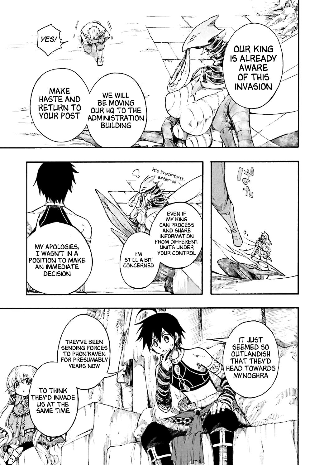 Isekai Mokushiroku Mynoghra: Hametsu no Bunmei de Hajimeru Sekai Seifuku Chap 18 - Next Chap 19