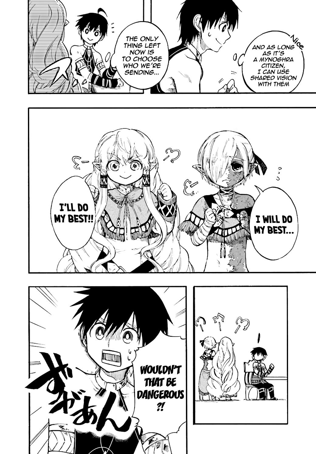 Isekai Mokushiroku Mynoghra: Hametsu no Bunmei de Hajimeru Sekai Seifuku Chap 11.1 - Next Chap 12.1