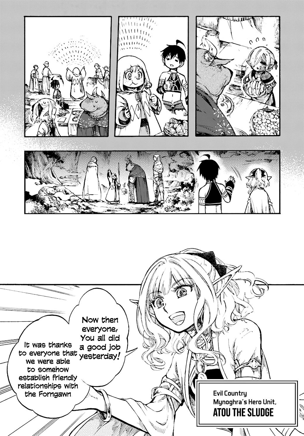 Isekai Mokushiroku Mynoghra: Hametsu no Bunmei de Hajimeru Sekai Seifuku Chap 11.1 - Next Chap 12.1