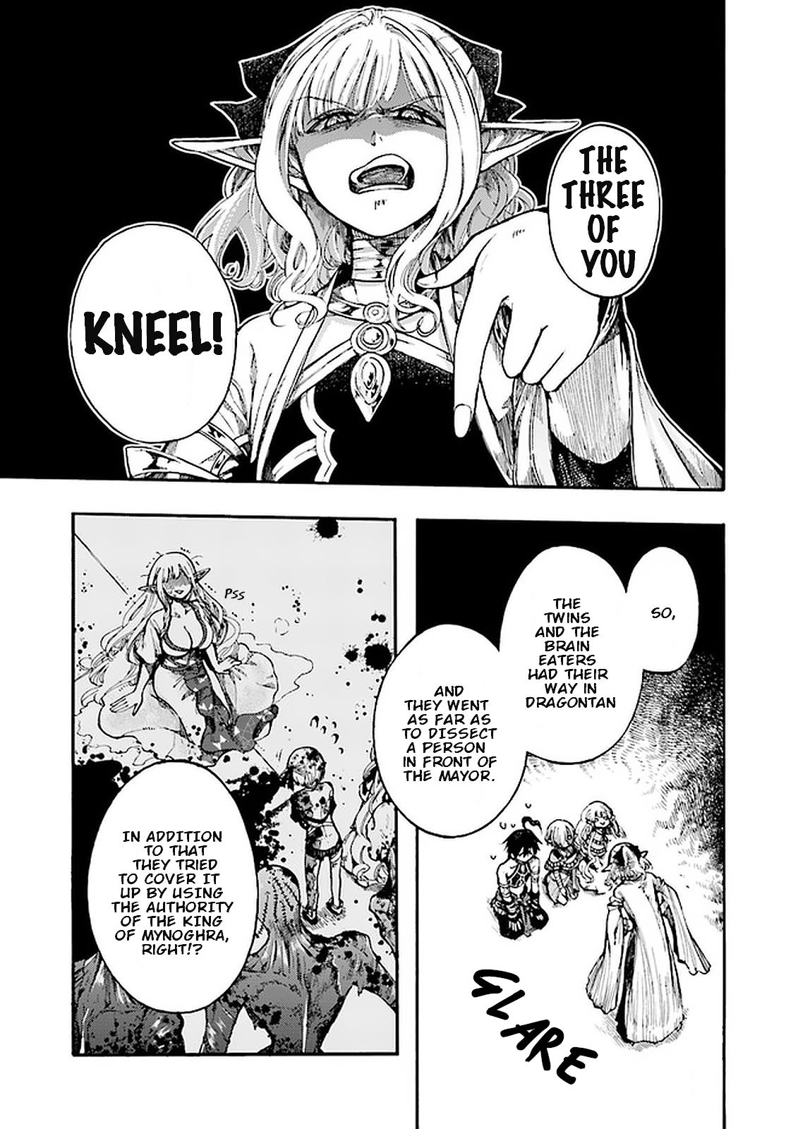 Isekai Mokushiroku Mynoghra: Hametsu no Bunmei de Hajimeru Sekai Seifuku Chap 13.1 - Next Chap 14.1