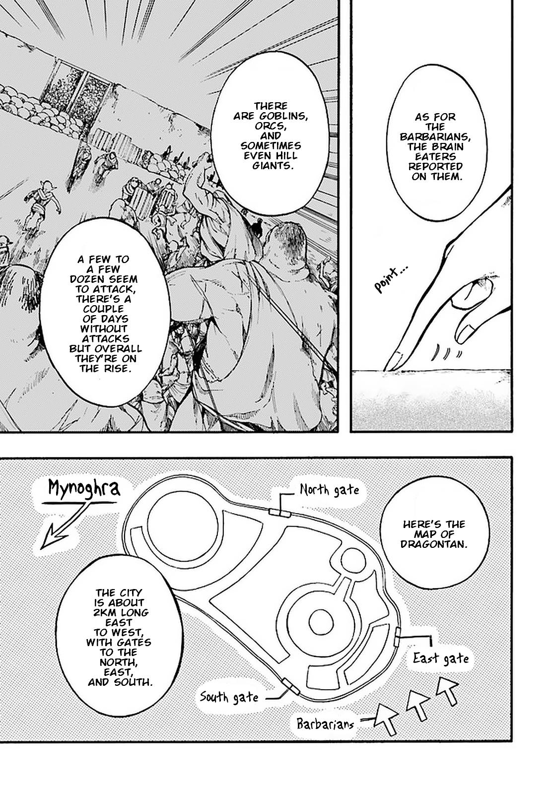 Isekai Mokushiroku Mynoghra: Hametsu no Bunmei de Hajimeru Sekai Seifuku Chap 13.1 - Next Chap 14.1