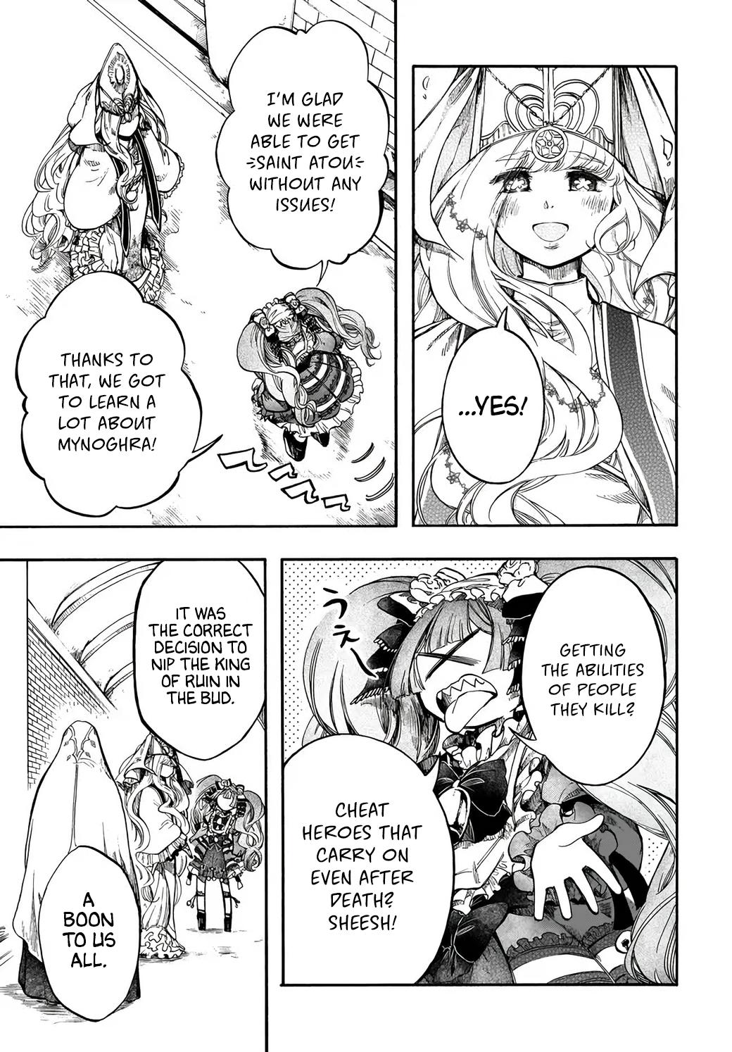 Isekai Mokushiroku Mynoghra: Hametsu no Bunmei de Hajimeru Sekai Seifuku Chap 30 - Next Chap 31