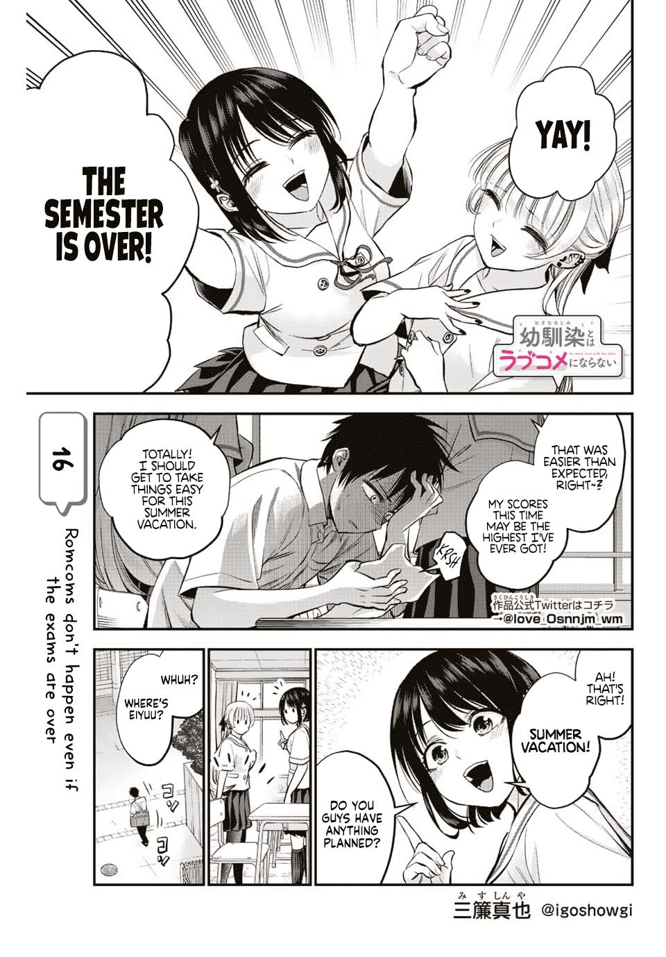 Osananajimi to wa Romcom ni Naranai Chap 16 - Next Chap 17