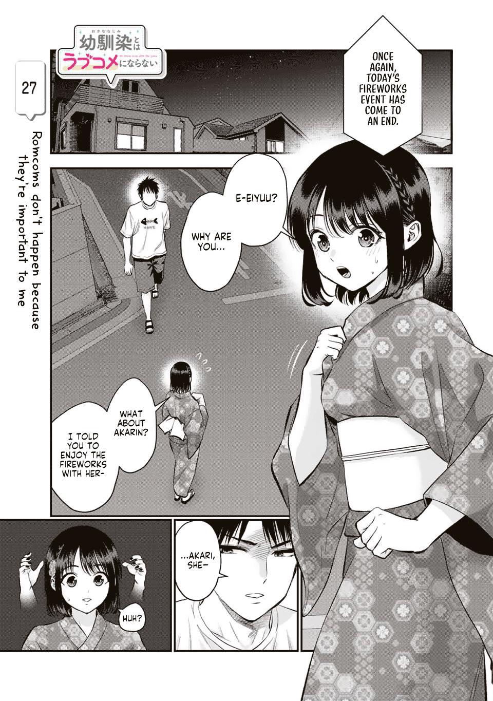 Osananajimi to wa Romcom ni Naranai Chap 27 - Next Chap 28