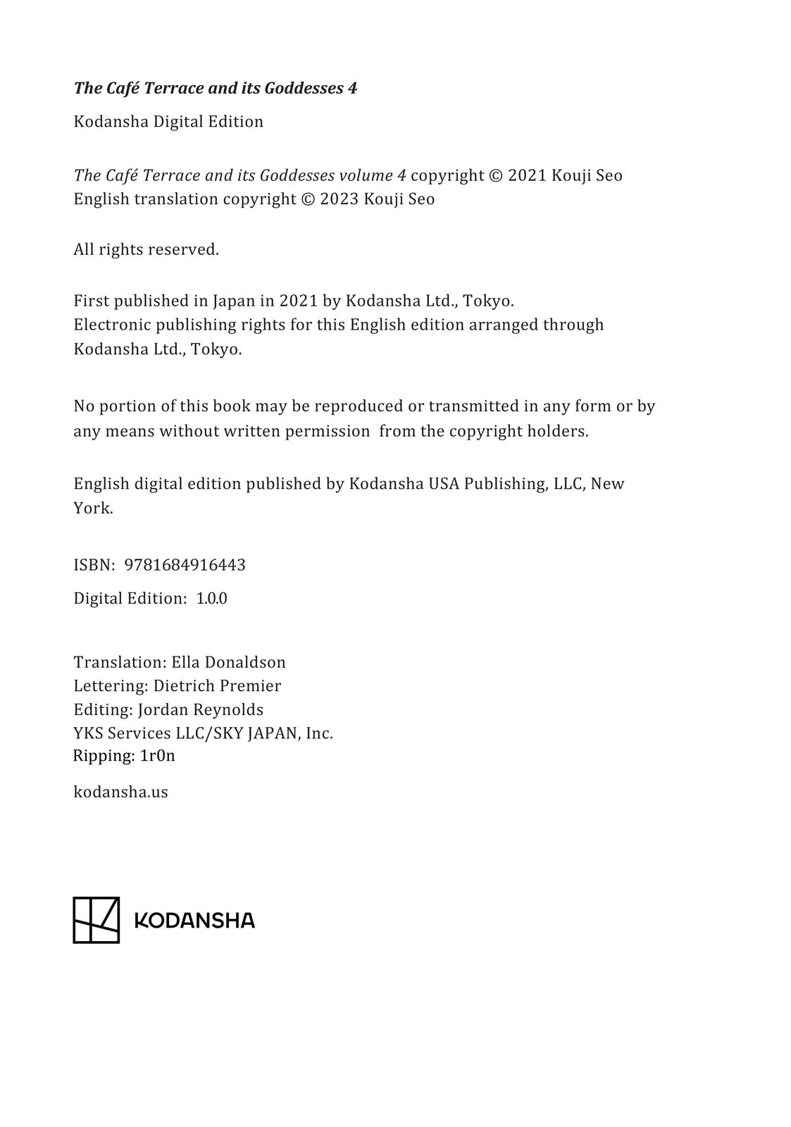 Megami no Café Terrace Chap 37.5 - Next Chap 38.5