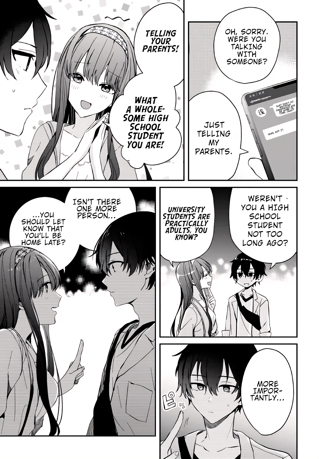 Gimai Seikatsu Chap 9.1 - Next Chap 10.1