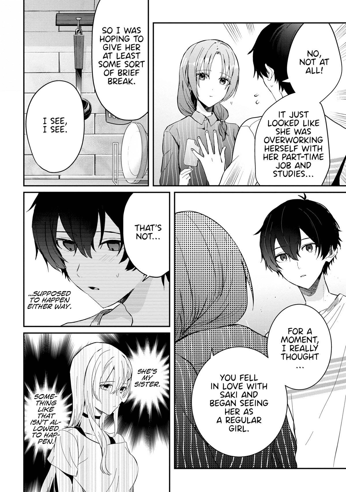 Gimai Seikatsu Chap 14.1 - Next Chap 15.1