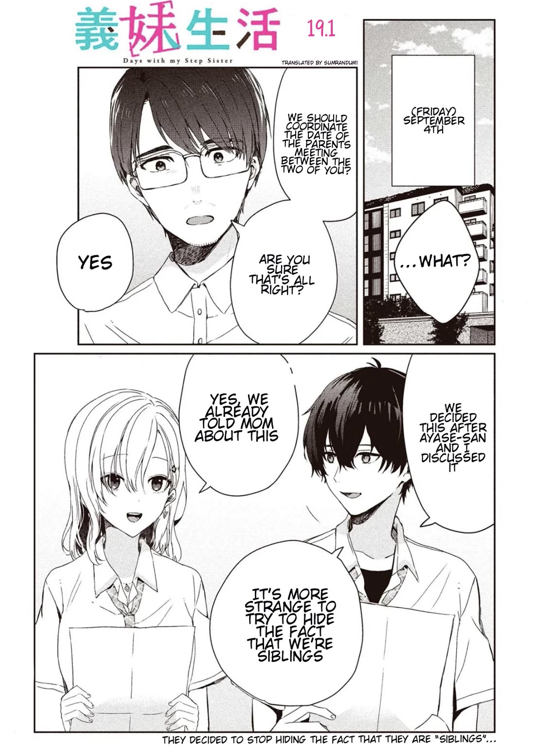 Gimai Seikatsu Chap 19.1 - Next Chap 20.1