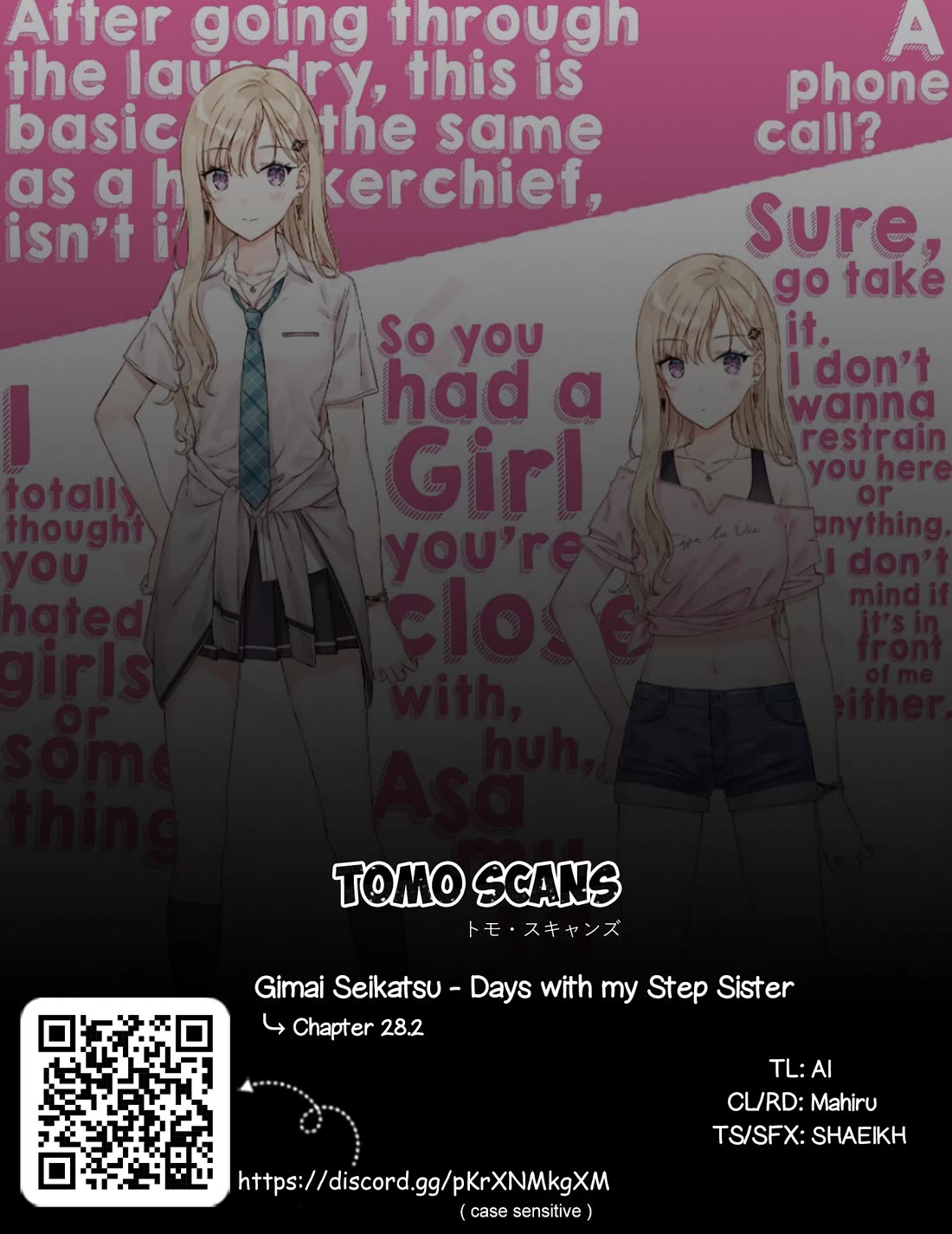 Gimai Seikatsu Chap 28.2 - Next Chap 29.2