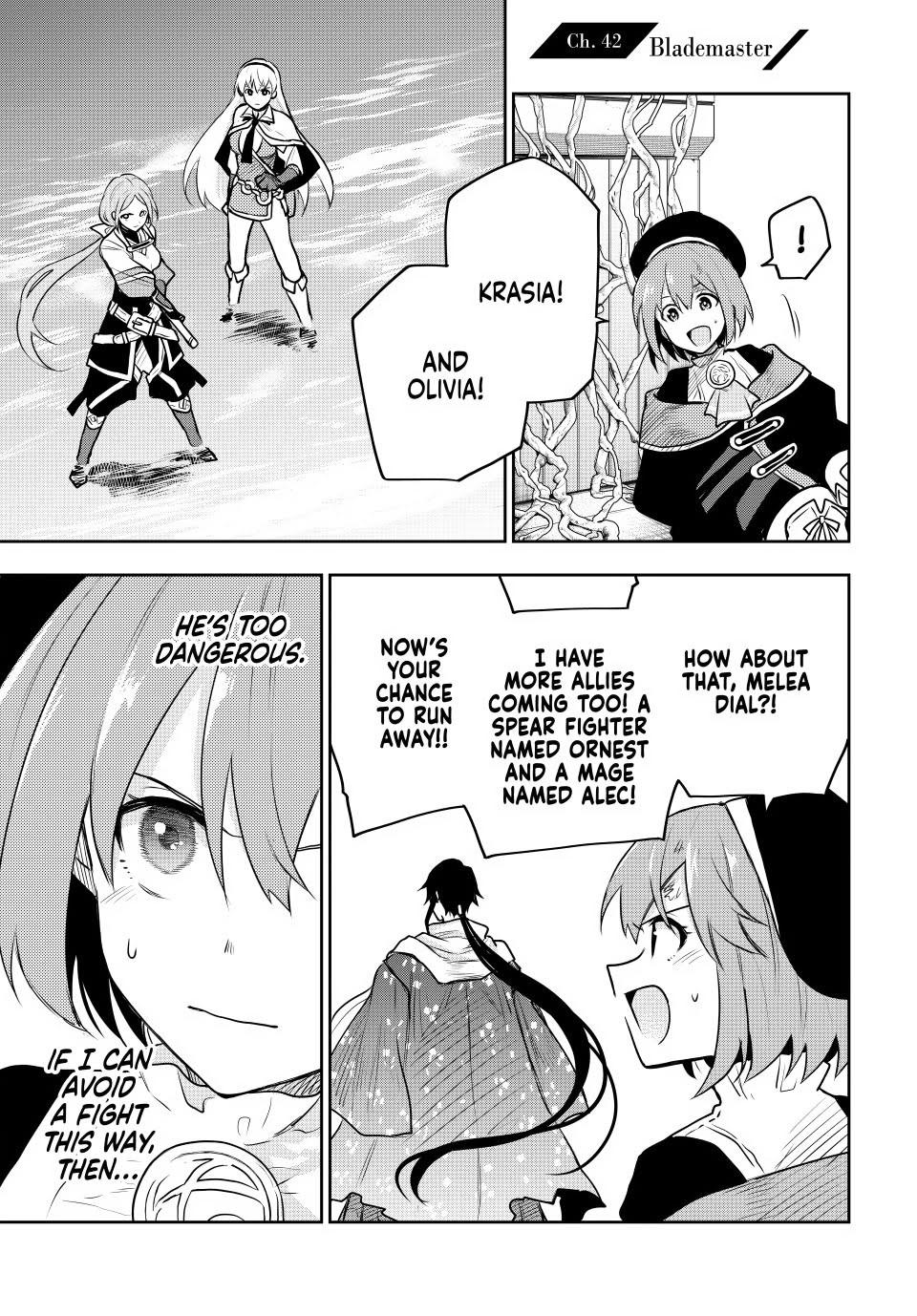 Mikata ga Yowasugite Hojo Mahou ni Tesshiteita Kyuutei Mahoushi, Tsuihou sarete Saikyou wo Mezashimasu Chap 42 - Next Chap 43