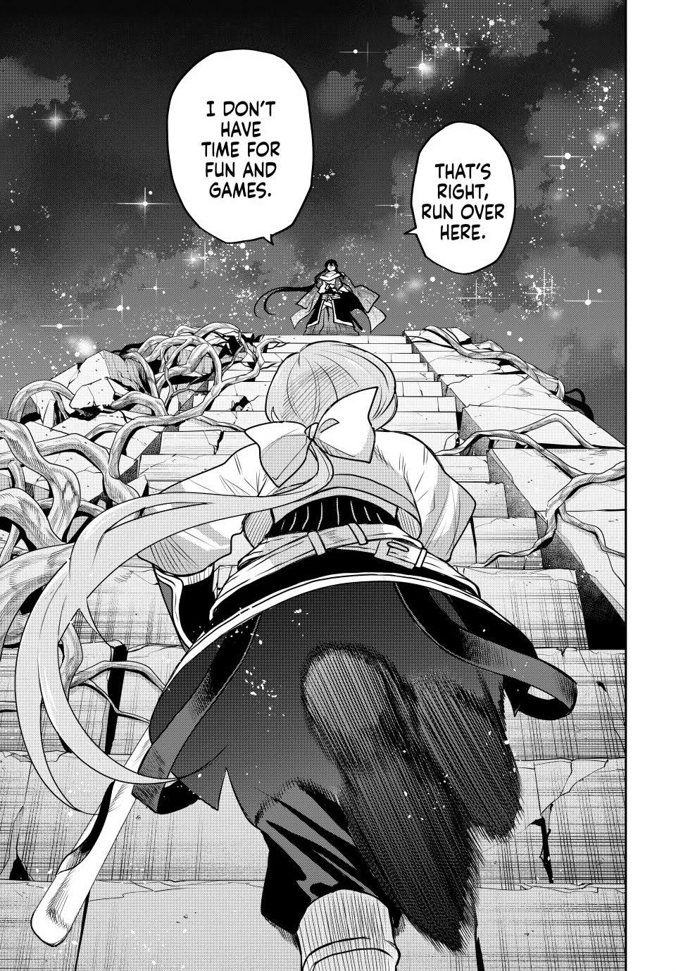 Mikata ga Yowasugite Hojo Mahou ni Tesshiteita Kyuutei Mahoushi, Tsuihou sarete Saikyou wo Mezashimasu Chap 42 - Next Chap 43