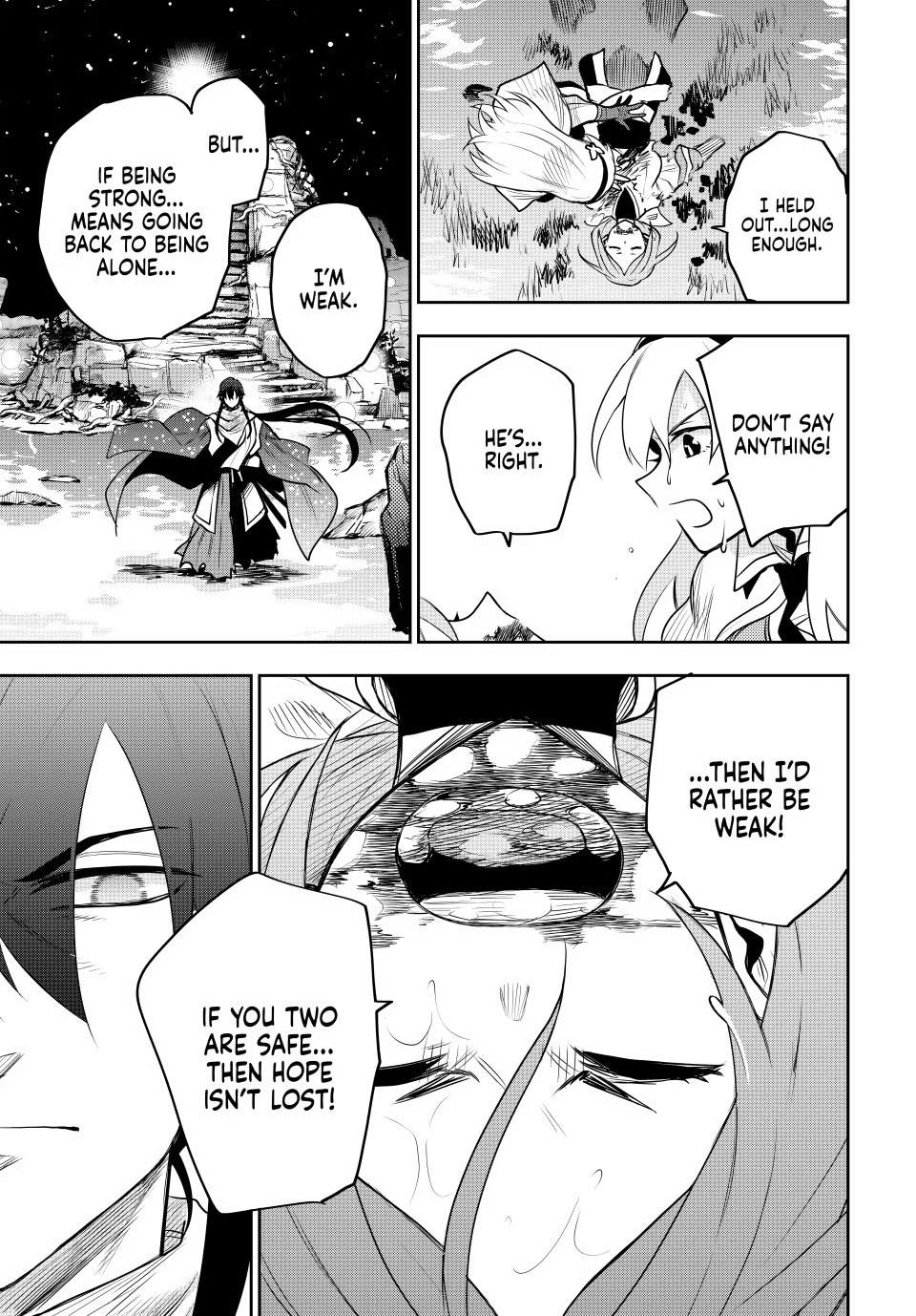 Mikata ga Yowasugite Hojo Mahou ni Tesshiteita Kyuutei Mahoushi, Tsuihou sarete Saikyou wo Mezashimasu Chap 43 - Next Chap 44