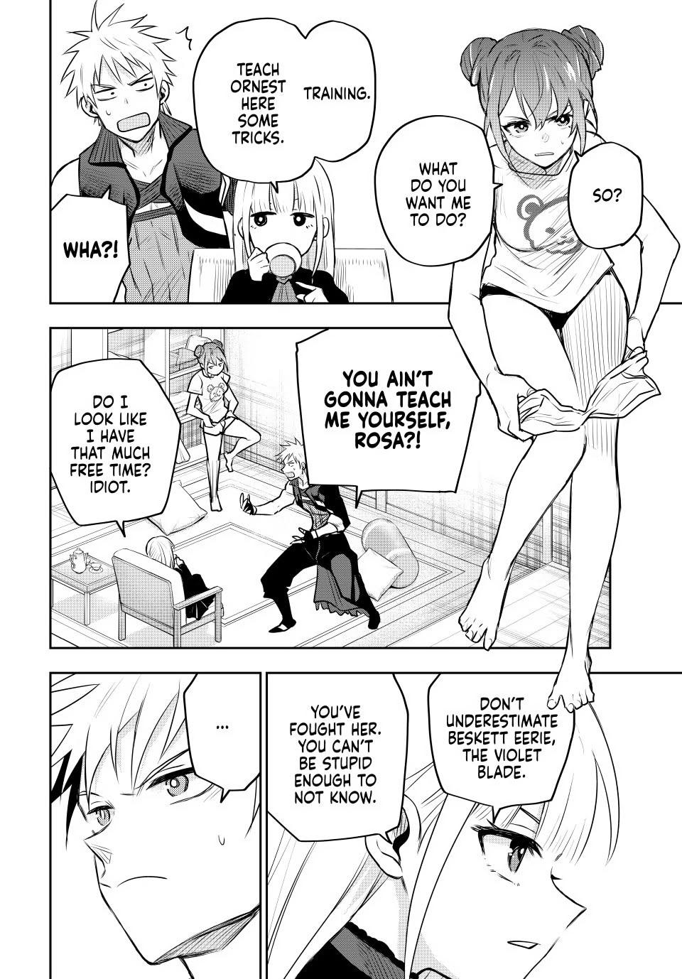 Mikata ga Yowasugite Hojo Mahou ni Tesshiteita Kyuutei Mahoushi, Tsuihou sarete Saikyou wo Mezashimasu Chap 57 - Next Chap 58