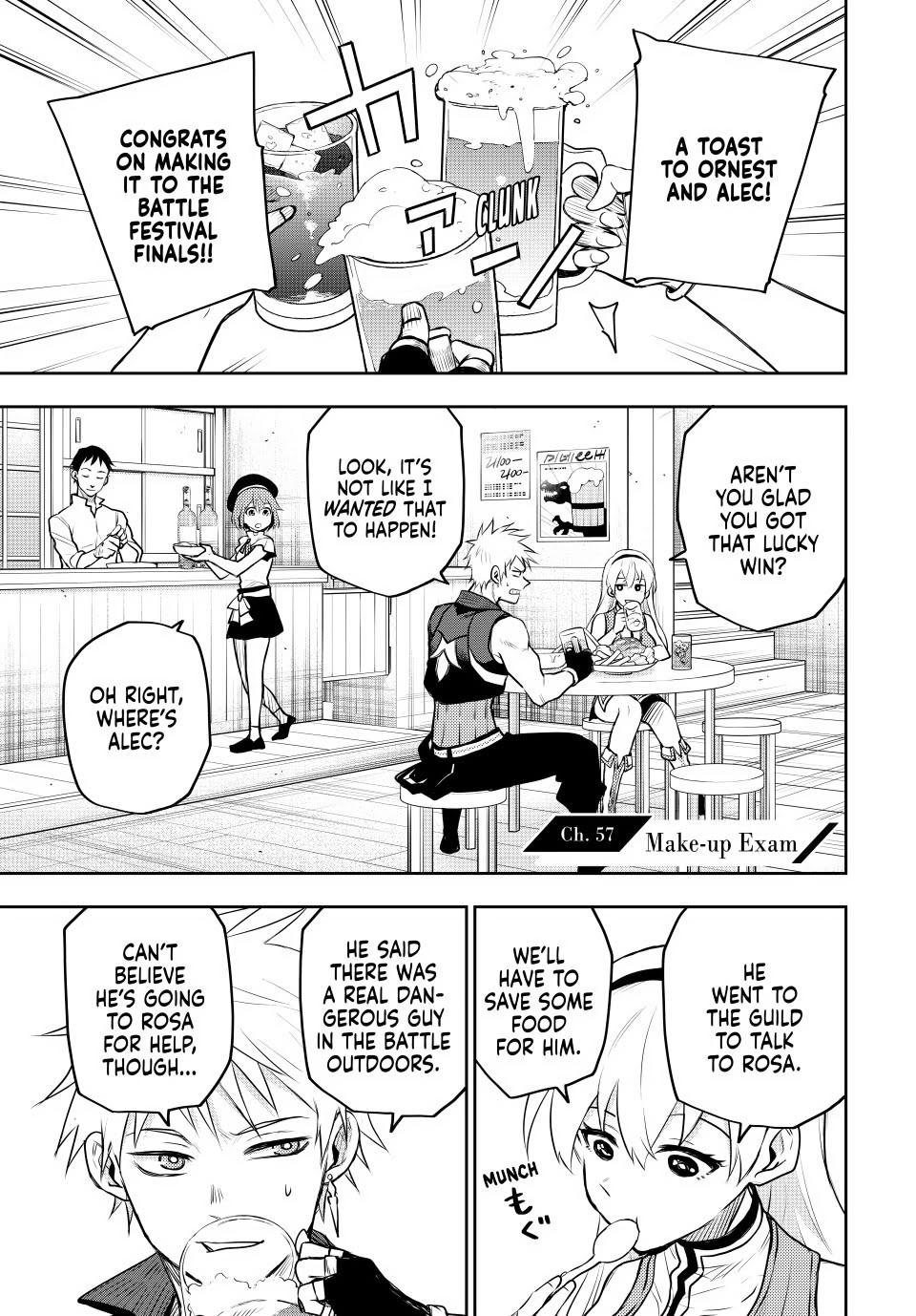 Mikata ga Yowasugite Hojo Mahou ni Tesshiteita Kyuutei Mahoushi, Tsuihou sarete Saikyou wo Mezashimasu Chap 57 - Next Chap 58