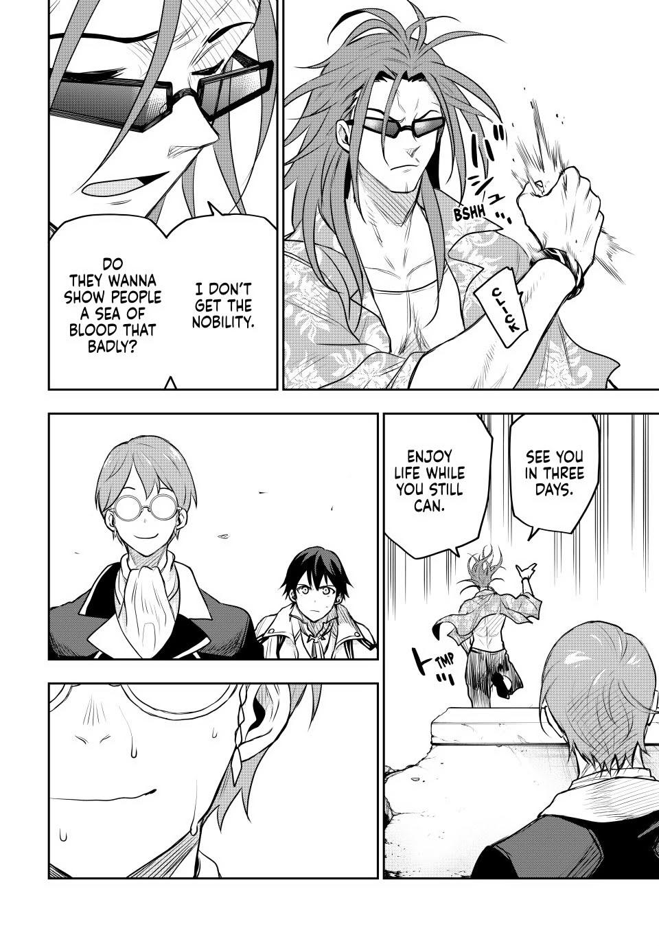 Mikata ga Yowasugite Hojo Mahou ni Tesshiteita Kyuutei Mahoushi, Tsuihou sarete Saikyou wo Mezashimasu Chap 56 - Next Chap 57