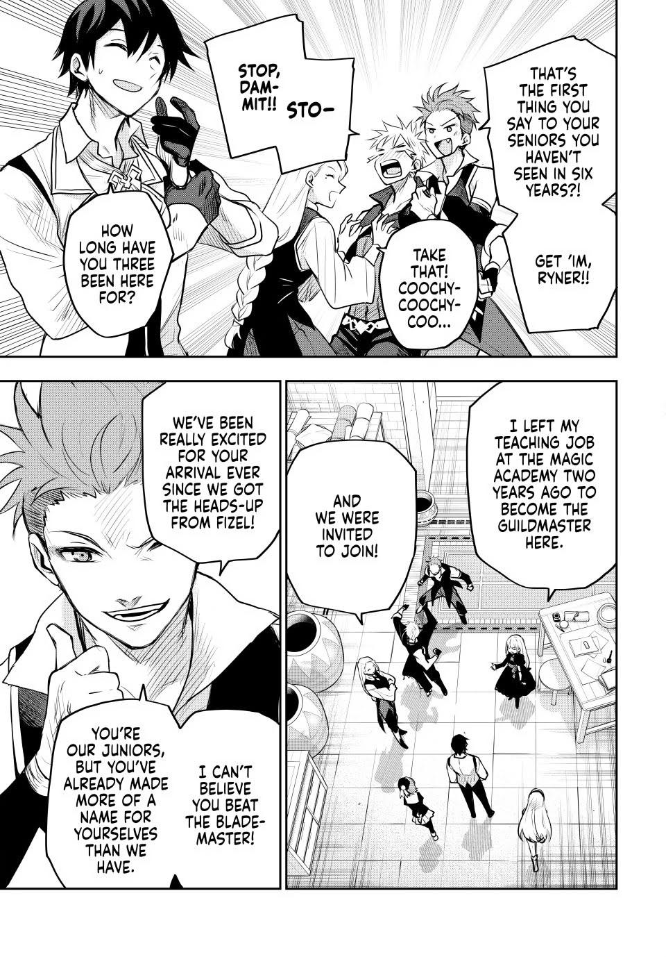 Mikata ga Yowasugite Hojo Mahou ni Tesshiteita Kyuutei Mahoushi, Tsuihou sarete Saikyou wo Mezashimasu Chap 53 - Next Chap 54