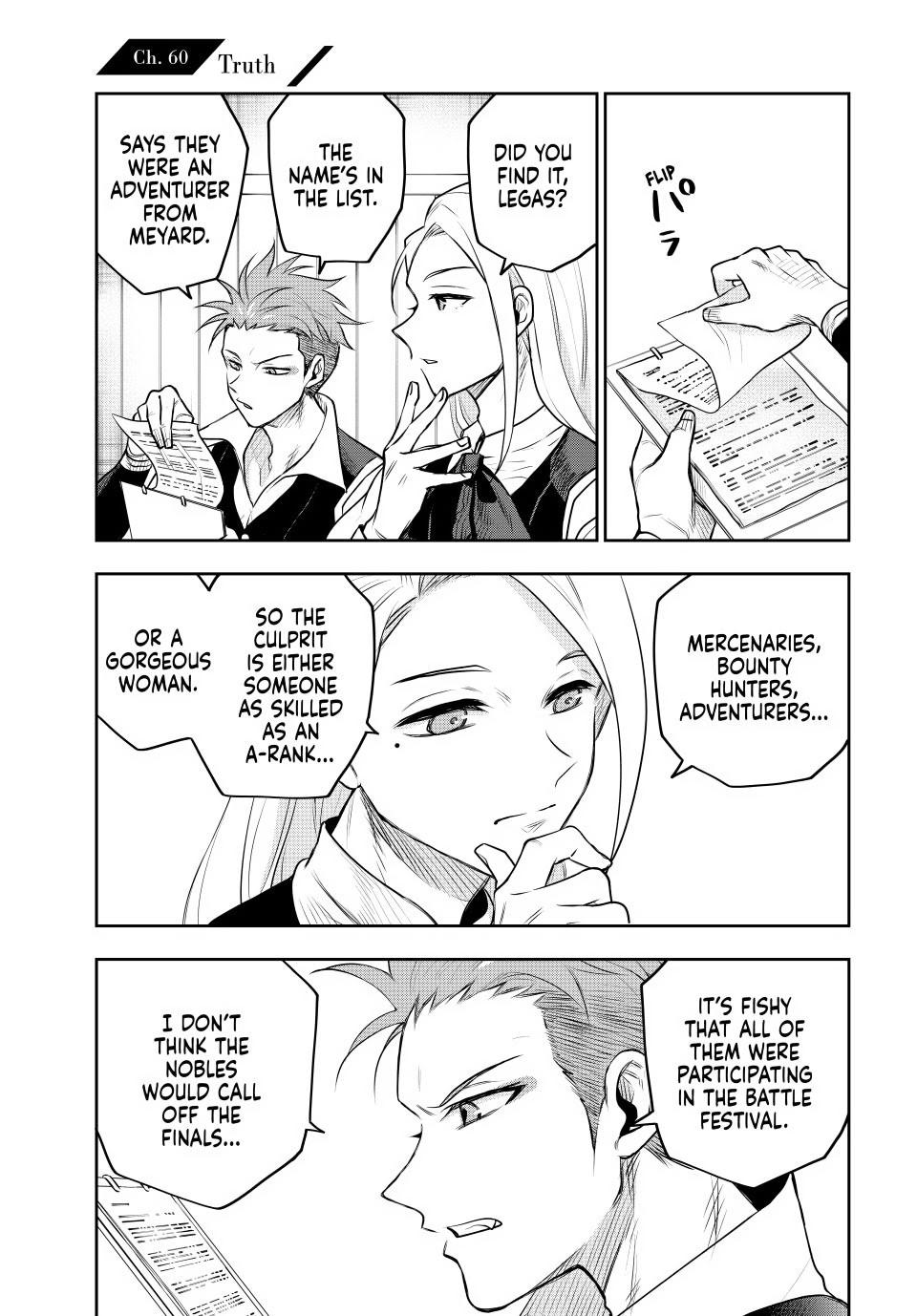 Mikata ga Yowasugite Hojo Mahou ni Tesshiteita Kyuutei Mahoushi, Tsuihou sarete Saikyou wo Mezashimasu Chap 60 - Next Chap 61