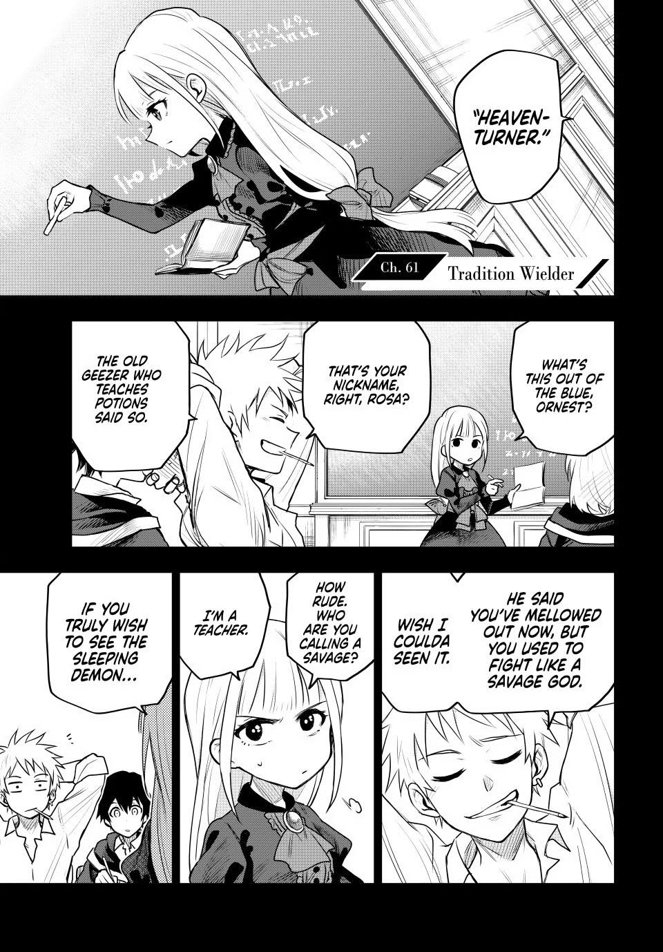 Mikata ga Yowasugite Hojo Mahou ni Tesshiteita Kyuutei Mahoushi, Tsuihou sarete Saikyou wo Mezashimasu Chap 61 - Next Chap 62
