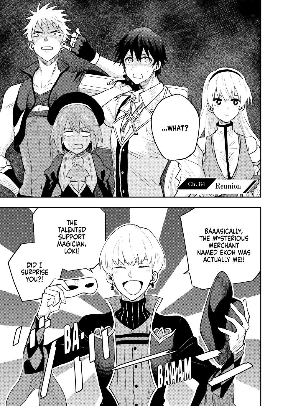 Mikata ga Yowasugite Hojo Mahou ni Tesshiteita Kyuutei Mahoushi, Tsuihou sarete Saikyou wo Mezashimasu Chap 84 - Next Chap 85