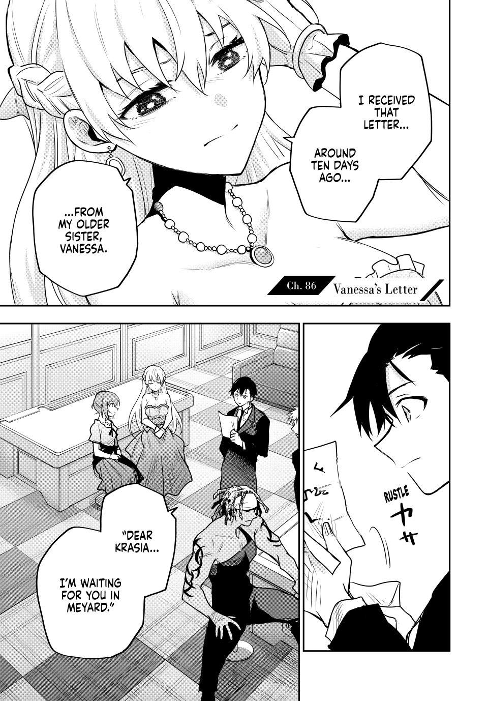 Mikata ga Yowasugite Hojo Mahou ni Tesshiteita Kyuutei Mahoushi, Tsuihou sarete Saikyou wo Mezashimasu Chap 86 - Next Chap 87