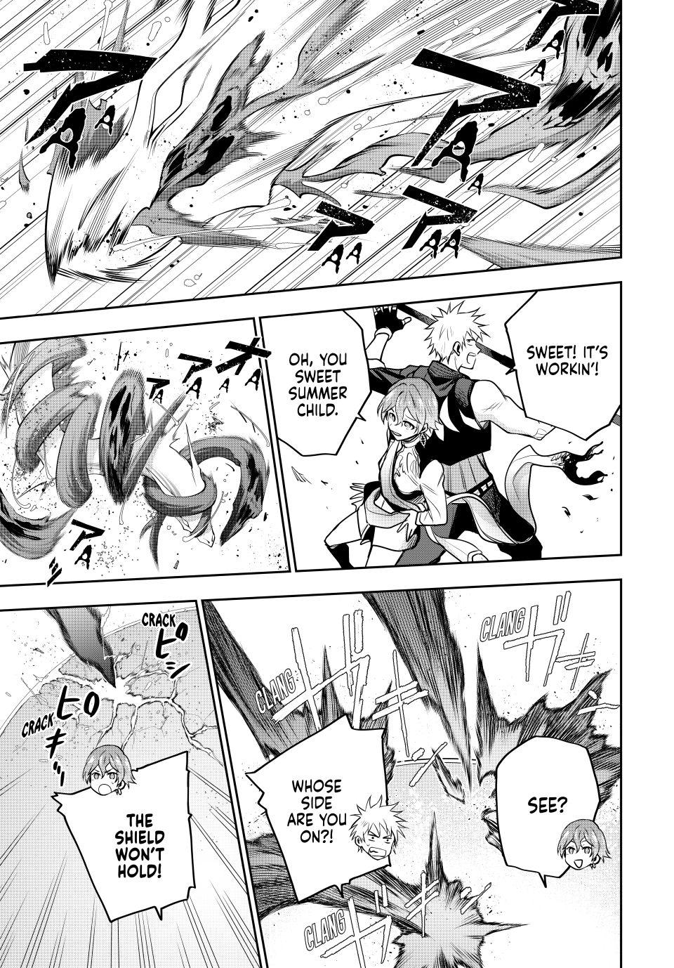 Mikata ga Yowasugite Hojo Mahou ni Tesshiteita Kyuutei Mahoushi, Tsuihou sarete Saikyou wo Mezashimasu Chap 94 - Next Chap 95