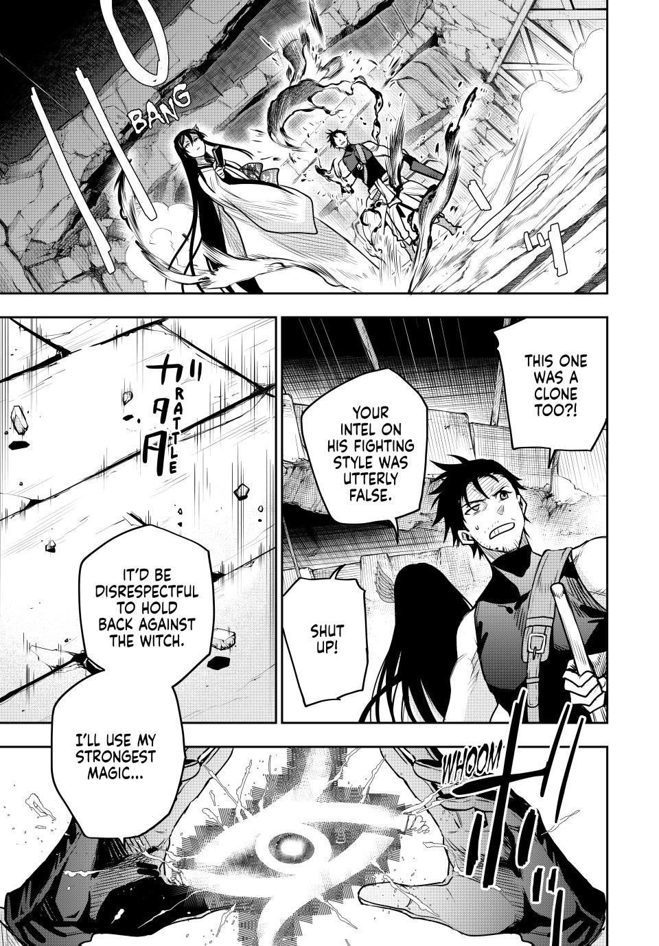 Mikata ga Yowasugite Hojo Mahou ni Tesshiteita Kyuutei Mahoushi, Tsuihou sarete Saikyou wo Mezashimasu Chap 96 - Next Chap 97