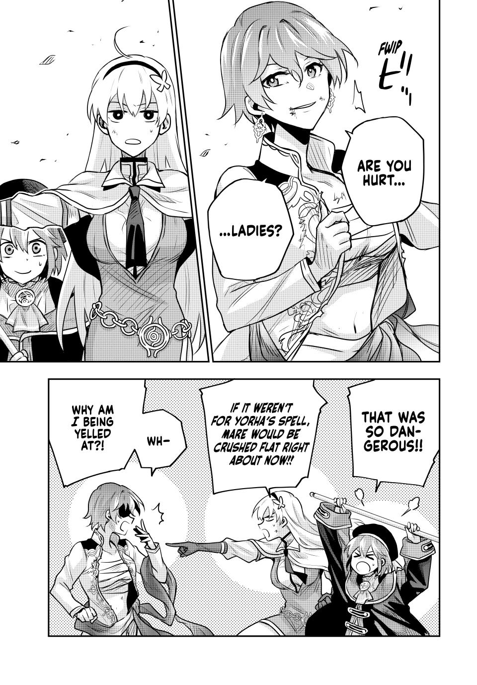 Mikata ga Yowasugite Hojo Mahou ni Tesshiteita Kyuutei Mahoushi, Tsuihou sarete Saikyou wo Mezashimasu Chap 105 - Next Chap 106