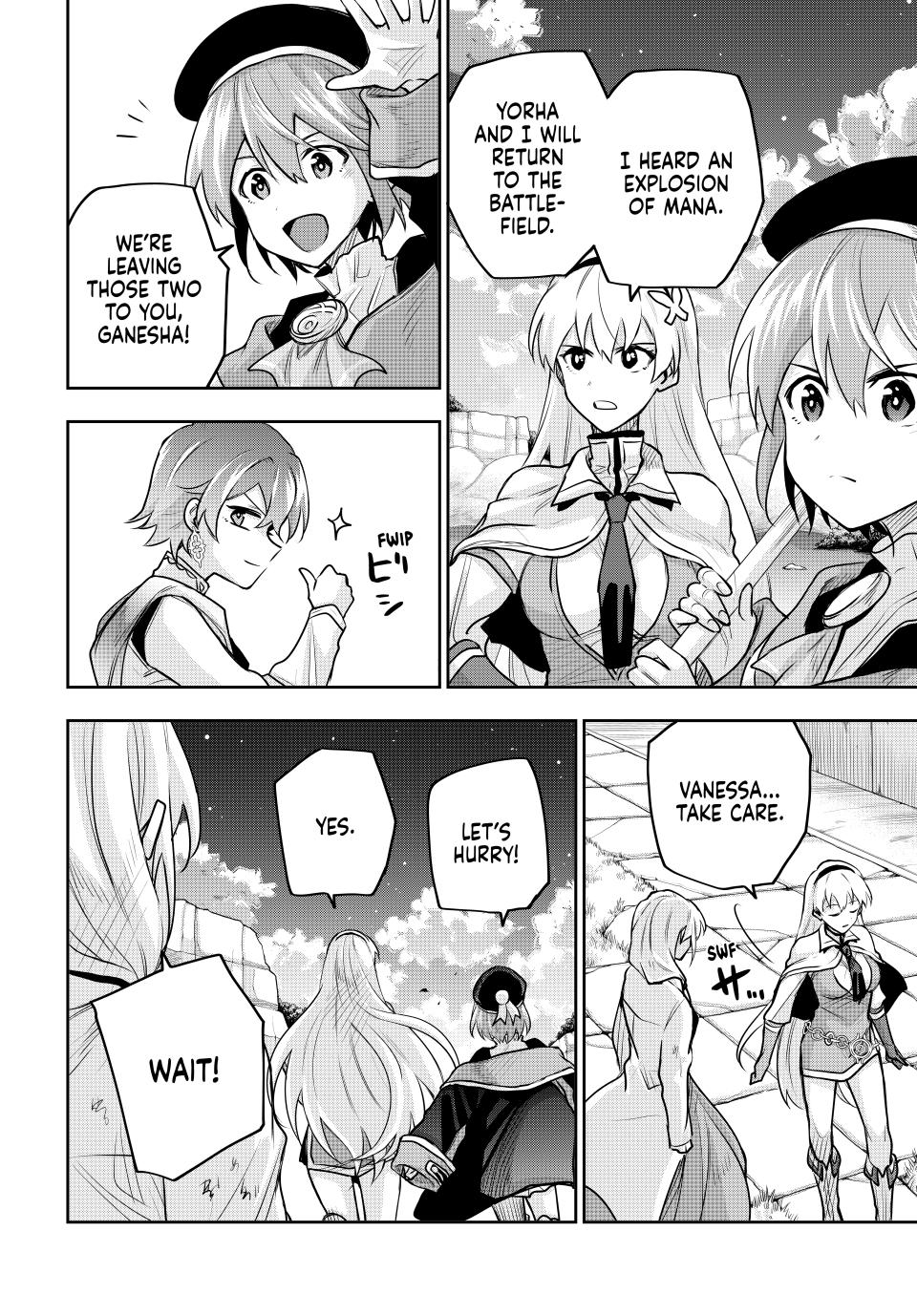 Mikata ga Yowasugite Hojo Mahou ni Tesshiteita Kyuutei Mahoushi, Tsuihou sarete Saikyou wo Mezashimasu Chap 106 - Next Chap 107