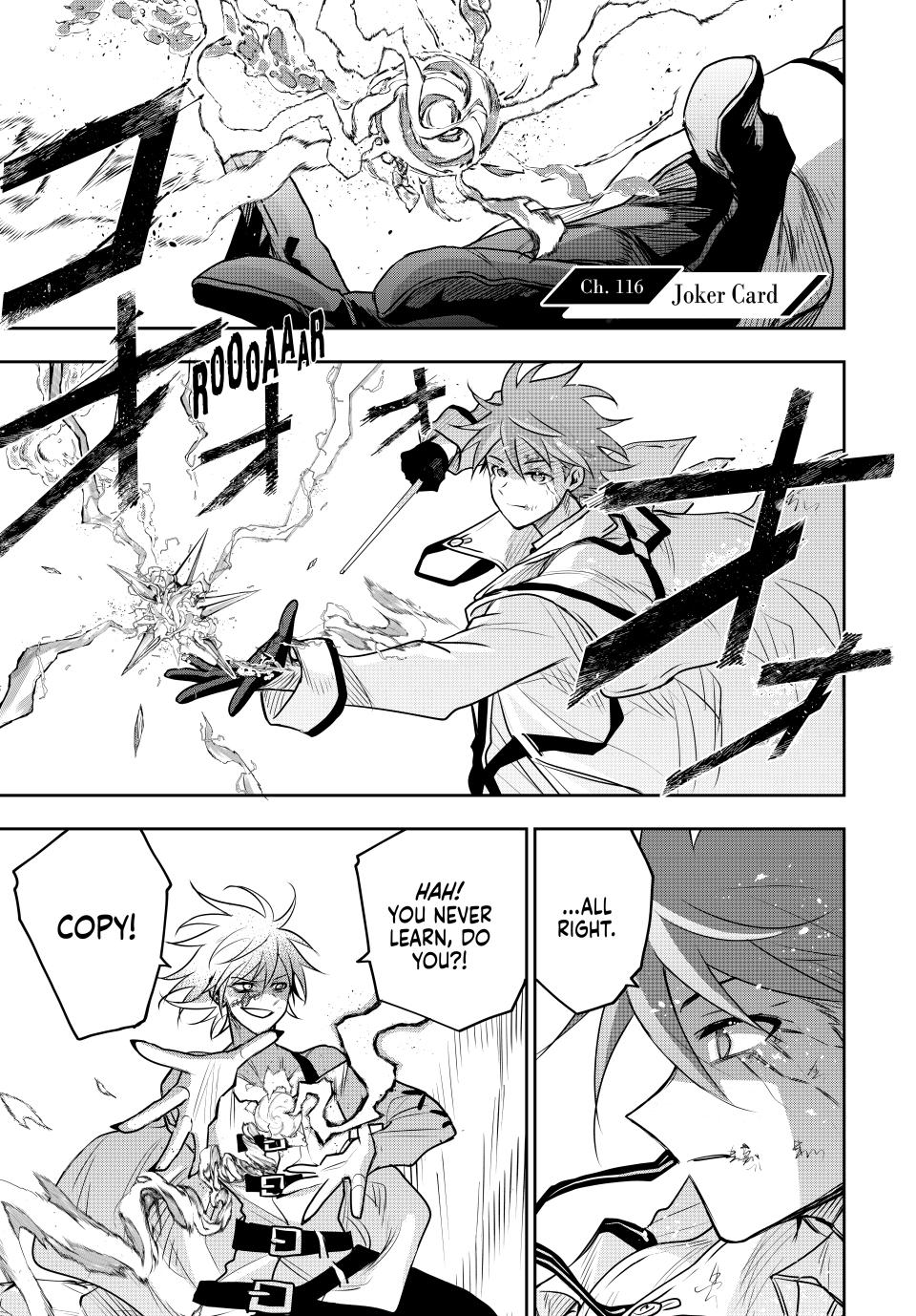 Mikata ga Yowasugite Hojo Mahou ni Tesshiteita Kyuutei Mahoushi, Tsuihou sarete Saikyou wo Mezashimasu Chap 116 - Next Chap 117