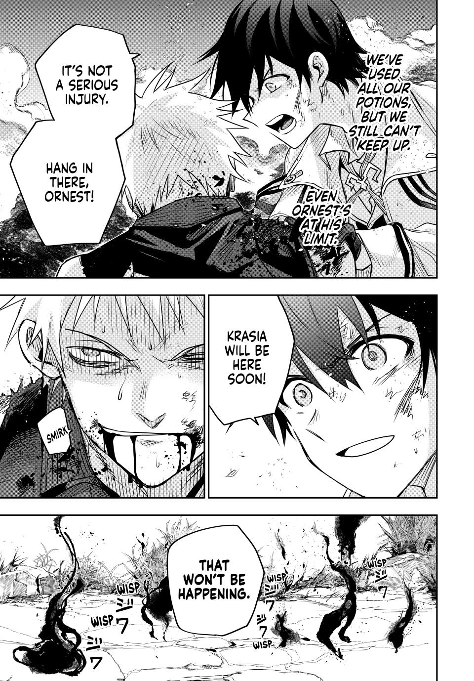 Mikata ga Yowasugite Hojo Mahou ni Tesshiteita Kyuutei Mahoushi, Tsuihou sarete Saikyou wo Mezashimasu Chap 111 - Next Chap 112