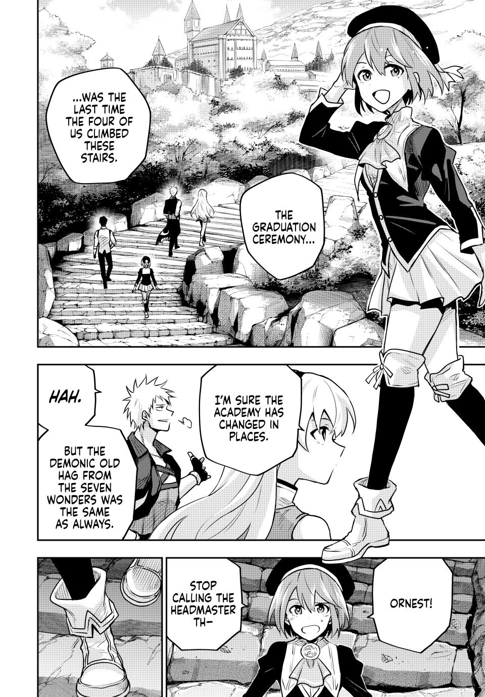 Mikata ga Yowasugite Hojo Mahou ni Tesshiteita Kyuutei Mahoushi, Tsuihou sarete Saikyou wo Mezashimasu Chap 121 - Next Chap 122