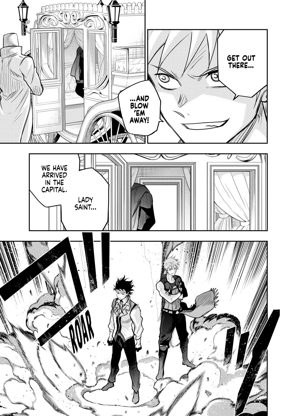 Mikata ga Yowasugite Hojo Mahou ni Tesshiteita Kyuutei Mahoushi, Tsuihou sarete Saikyou wo Mezashimasu Chap 121 - Next Chap 122