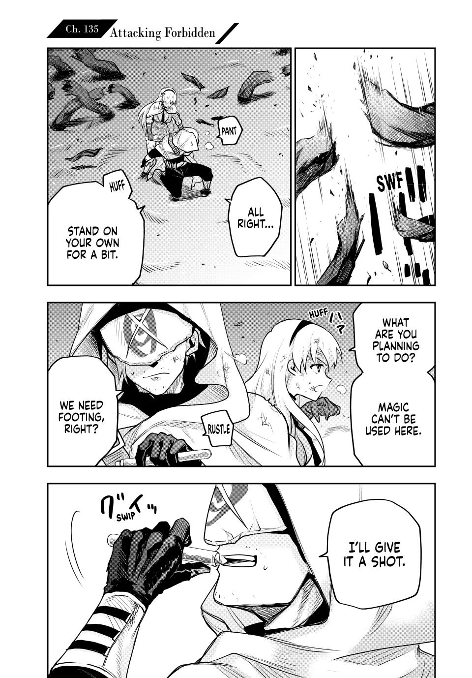 Mikata ga Yowasugite Hojo Mahou ni Tesshiteita Kyuutei Mahoushi, Tsuihou sarete Saikyou wo Mezashimasu Chap 135 - Next Chap 136