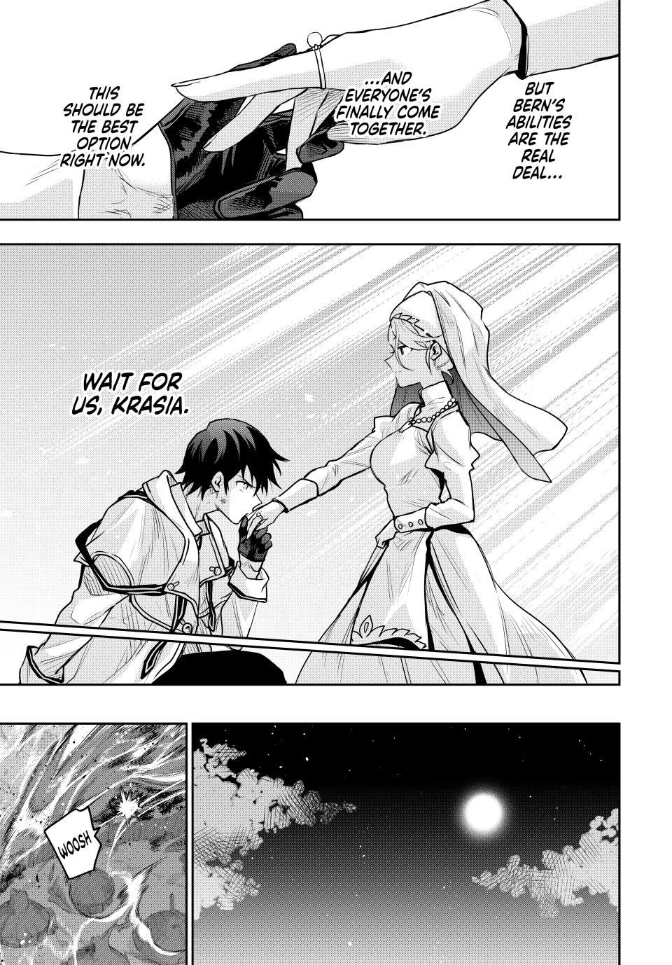 Mikata ga Yowasugite Hojo Mahou ni Tesshiteita Kyuutei Mahoushi, Tsuihou sarete Saikyou wo Mezashimasu Chap 131 - Next Chap 132