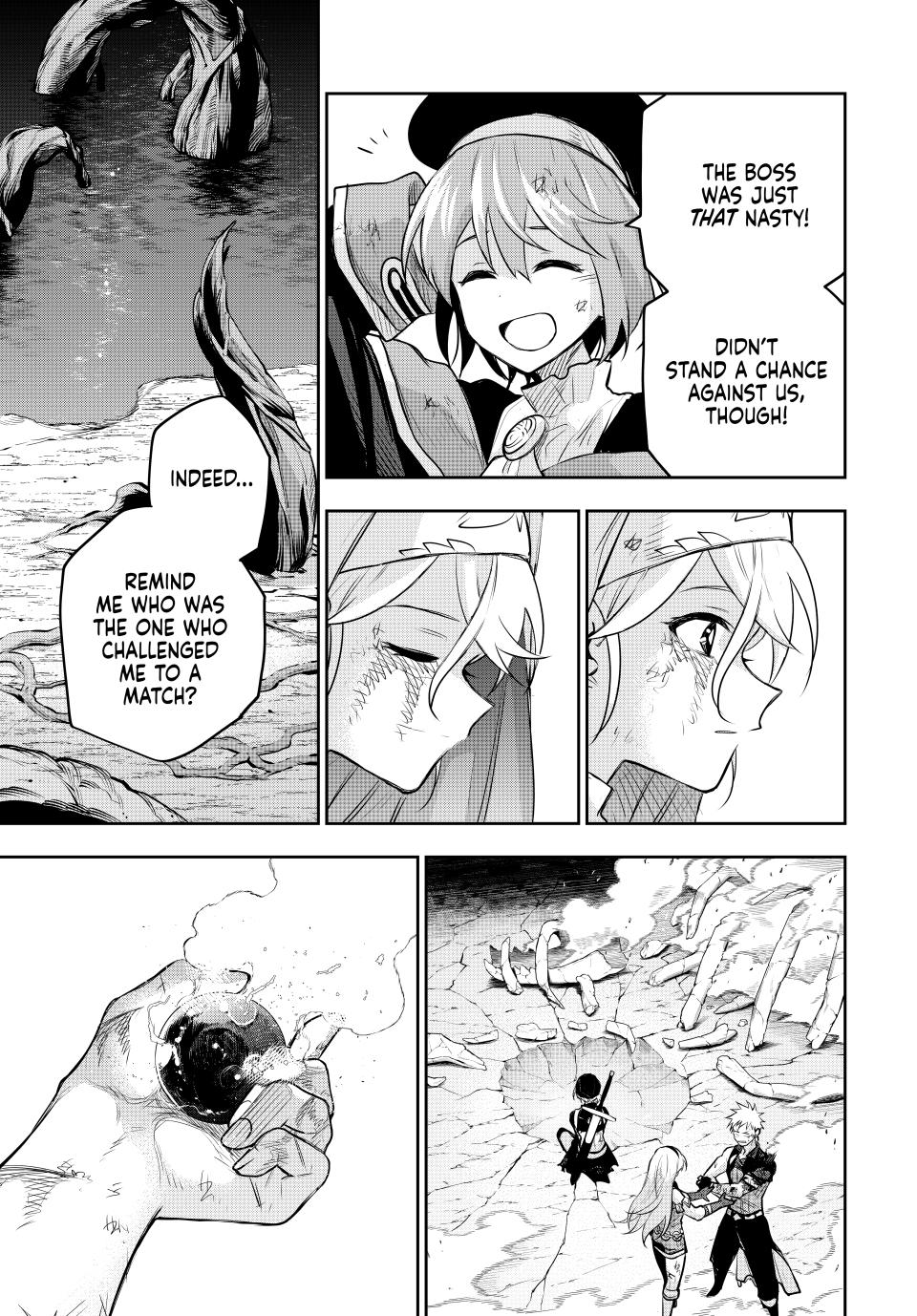 Mikata ga Yowasugite Hojo Mahou ni Tesshiteita Kyuutei Mahoushi, Tsuihou sarete Saikyou wo Mezashimasu Chap 144 - Next Chap 145