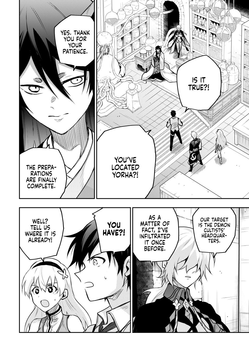 Mikata ga Yowasugite Hojo Mahou ni Tesshiteita Kyuutei Mahoushi, Tsuihou sarete Saikyou wo Mezashimasu Chap 158 - Next Chap 159