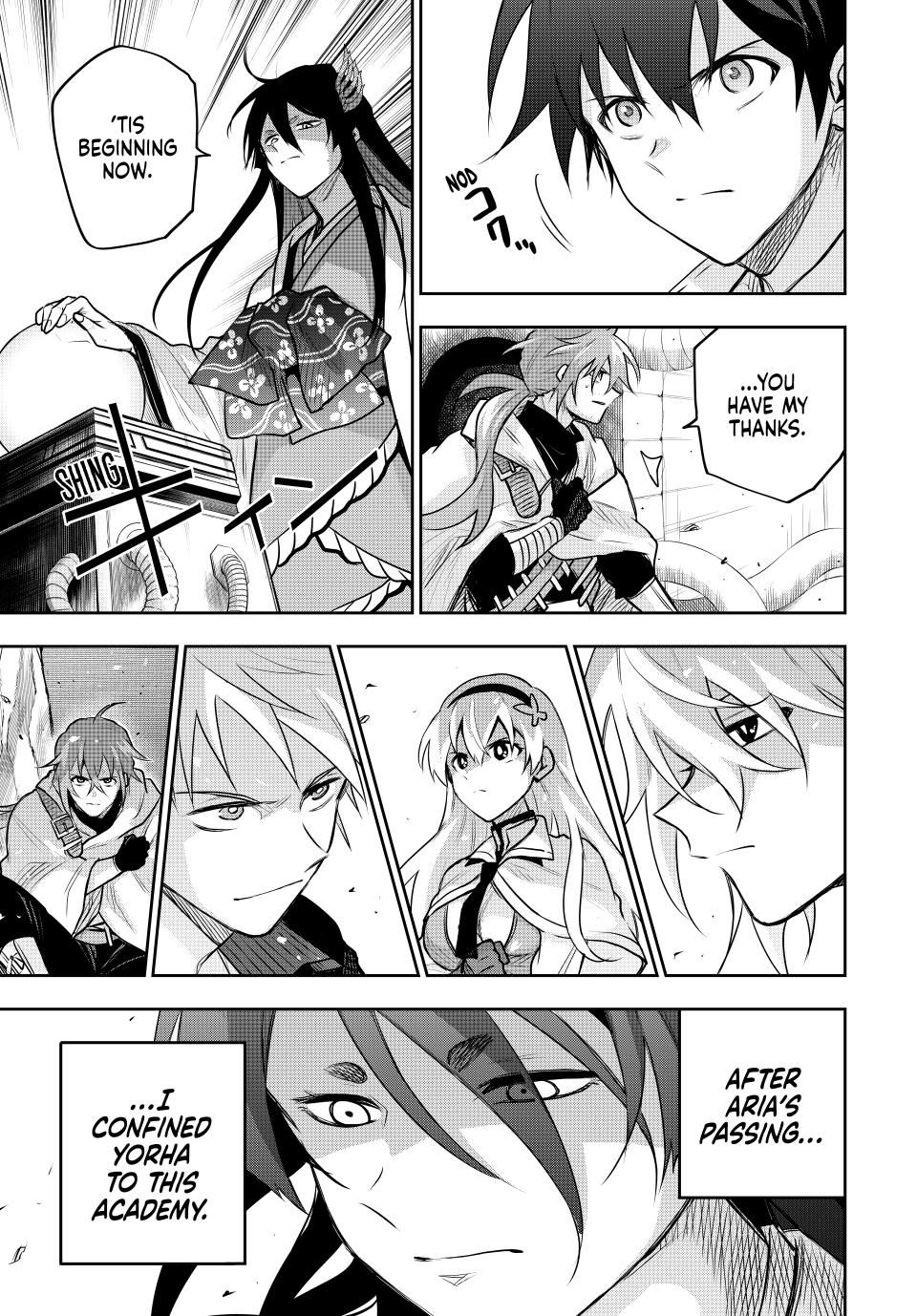 Mikata ga Yowasugite Hojo Mahou ni Tesshiteita Kyuutei Mahoushi, Tsuihou sarete Saikyou wo Mezashimasu Chap 159 - Next Chap 160