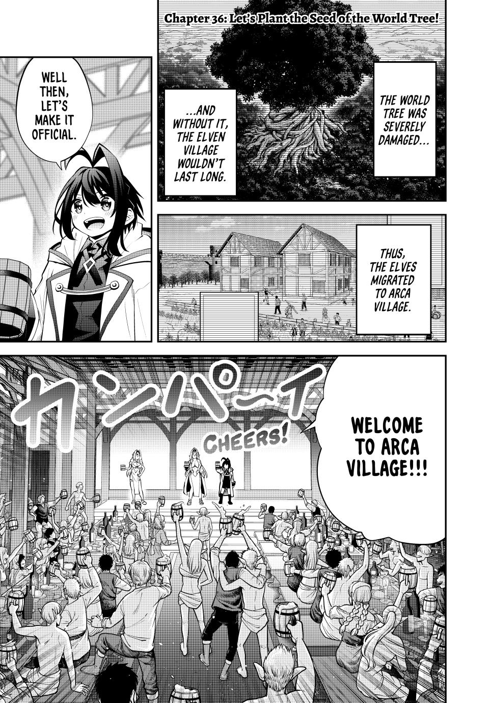 Tsuihou sareta Tensei Ouji Auto Craft Skill de Ryouchi wo Bakusoku de Kaitaku shi Saikyou no Mura wo Tsukutteshimau: Saikyou Craft Skill de Hajimeru Rakuraku Ryouchi Kaitaku Slow Life Chap 36 - Next Chap 37